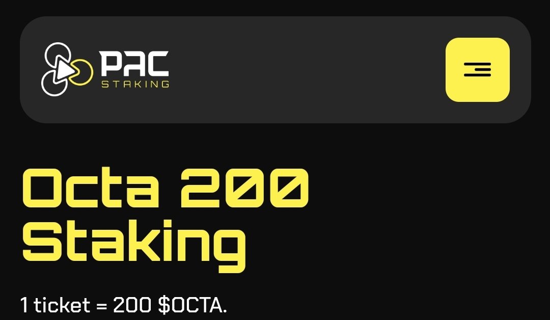 i_gohome's tweet photo. @wauwda Great news for $OCTA holders! A staking pool is available, thanks to the @Token_Pac team. Confirm everything in the @octa_space Telegram group! https://t.co/mEvii75dRu