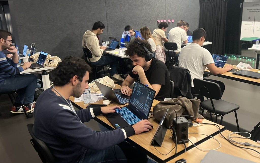 IaaSgeek's tweet photo. Saturday afternoon, and the all-nighters are showing. From agents building PowerPoints to auto-filling JIRA, some cool ideas are shaping up! Missing IoT and robotics vibes. #geekathon #AWS #GenAI https://t.co/A49rqaQw4D