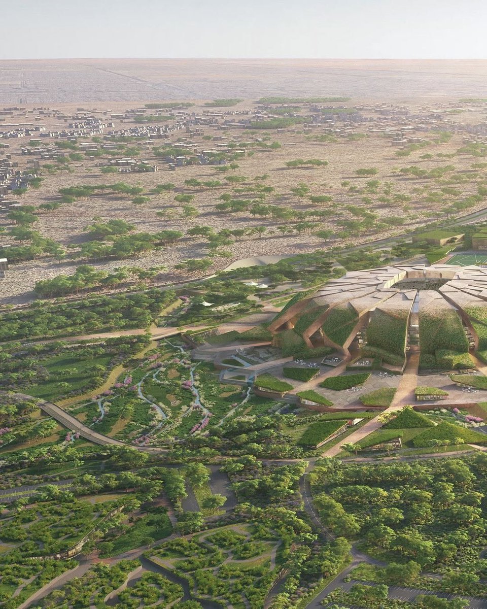 Saudi Arabia reveals first look of 2034 World Cup stadium 🤯🔥 

(📸: wearepopulous)