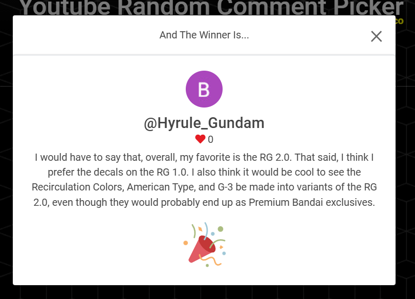 GundamExplained's tweet photo. Here are the winners of the RG RX-78-2 Ver 2.0 thanks to @ArtrovoGundam! DM or email me and I'll verify and get your address. https://t.co/XVGrd4qxam