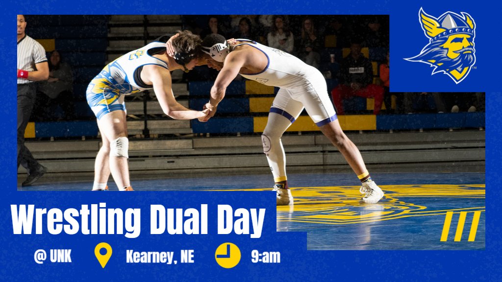 🤼‍♂️DUAL DAY🤼‍♂️
⭐️Swedes' Wrestling⭐️
✨UNK Younes Hospitality Open✨
📍Kearney, Neb.
🕘9:00 AM
💹trackwrestling.com/tw/seasons/Loa…