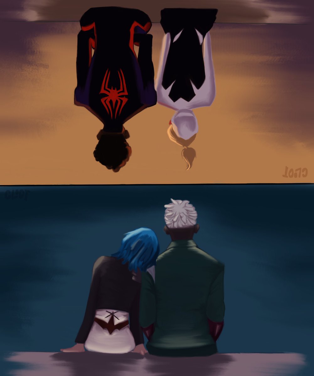 “maybe in another universe” 

#arcane #ArcaneSpoilers #ArcaneAct3 #arcanefanart #atsv #spiderman #arcanetwt #atsvtwt