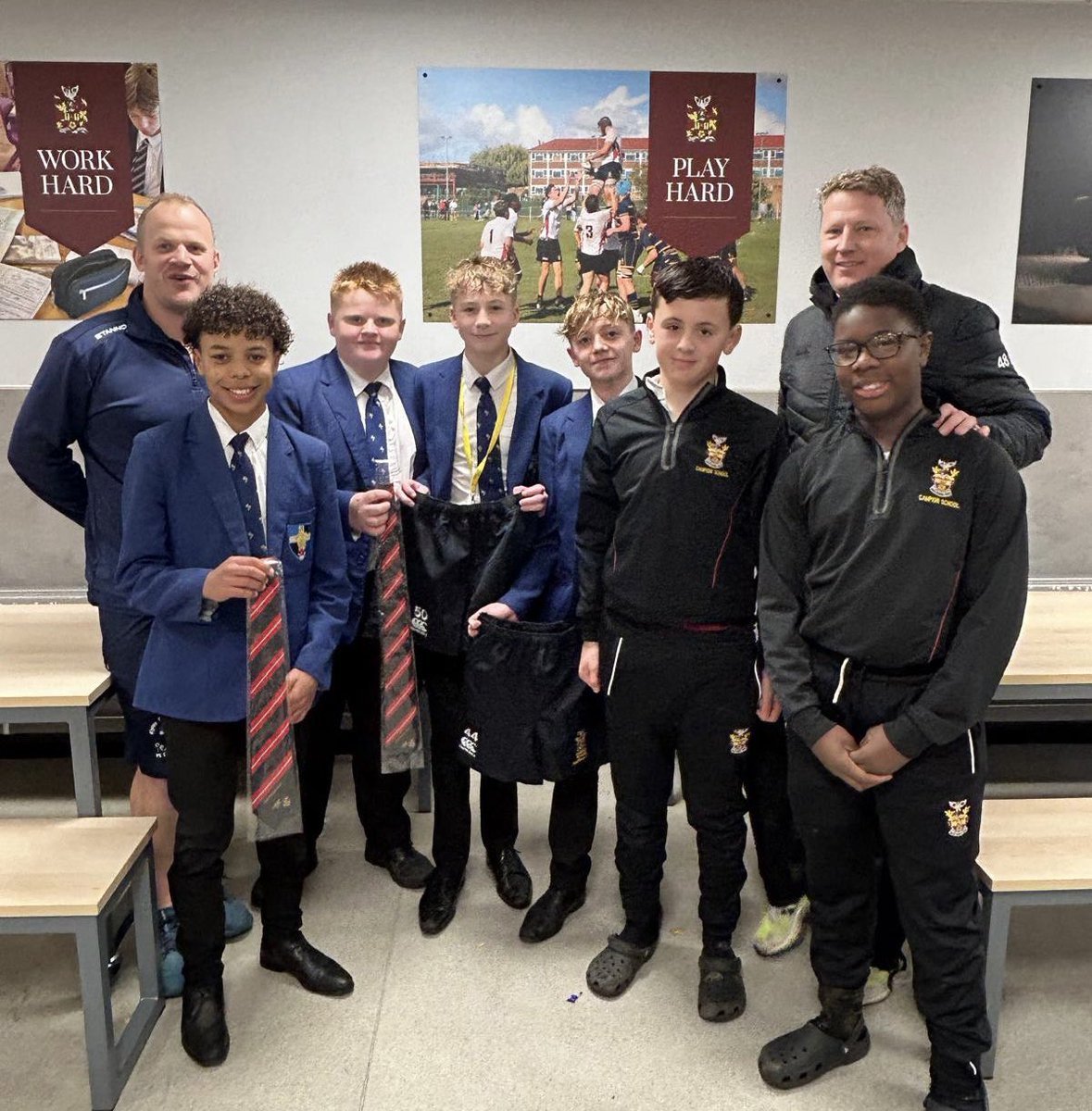 Campion Sport (@campionpe) on Twitter photo Thankyou to <a href="/RipleySport/">Ripley Sport</a> for visiting us as part of their Twickenham trip. Our boys appreciated the games. Well done to all who played & survived the storm ☔️ Hopefully see you again soon 🔴⚫️ Thankyou to <a href="/RipleySport/">Ripley Sport</a> for visiting us as part of their Twickenham trip. Our boys appreciated the games. Well done to all who played & survived the storm ☔️ Hopefully see you again soon 🔴⚫️