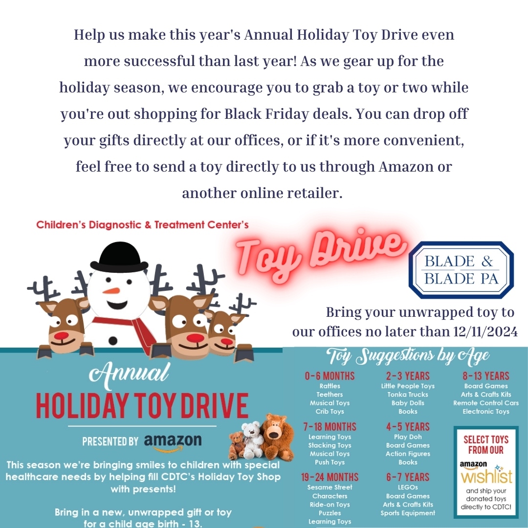 BladeOffices's tweet image. 🎅Annual Holiday Toy Drive! #Charity #Toydrive #2024 #CDTC
