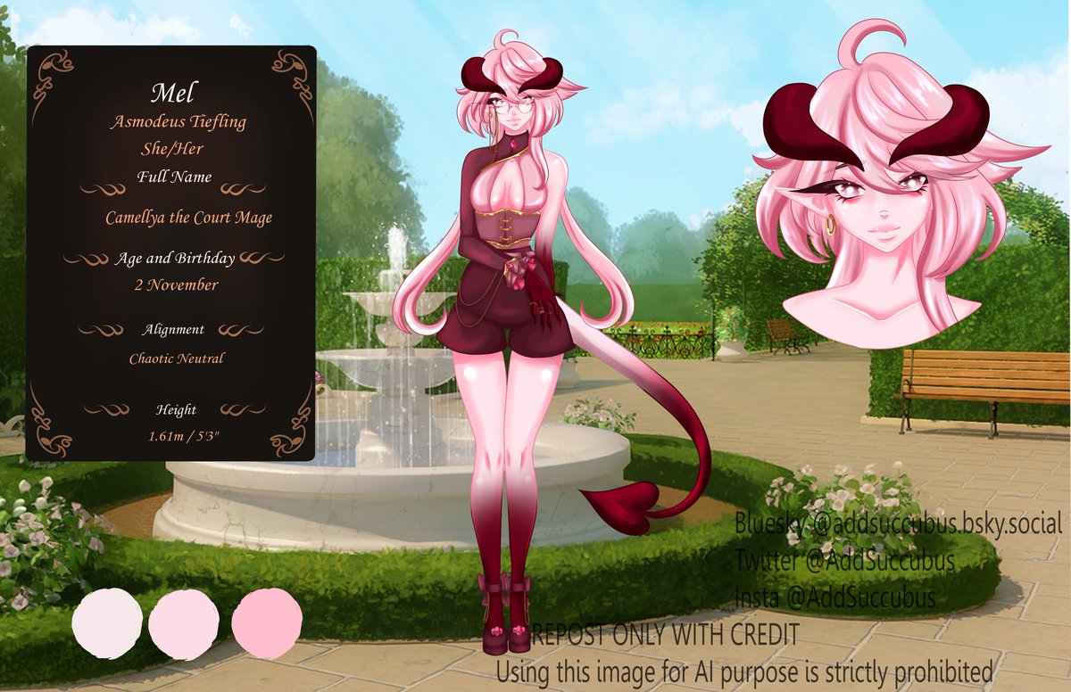AddSuccubus's tweet photo. @artLordM Heres a ref sheet <3 good luck everyone https://t.co/hylqZOL1B8