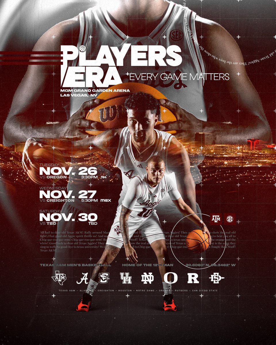 aggiembk's tweet photo. Viva Las Vegas 🎲 

🔗 https://t.co/2992nvRd33

#GigEm | #playersera https://t.co/HI5sLuFMxD