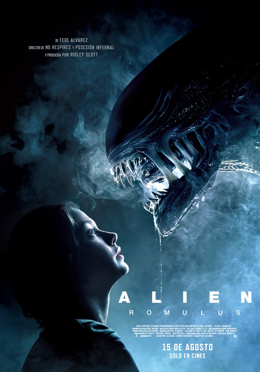 MoonStark30's tweet photo. #AlienRomulus filmão o bicho chega brilha. Áudio e visual ótimos. #DisneyPlus https://t.co/S7VSww9sJi