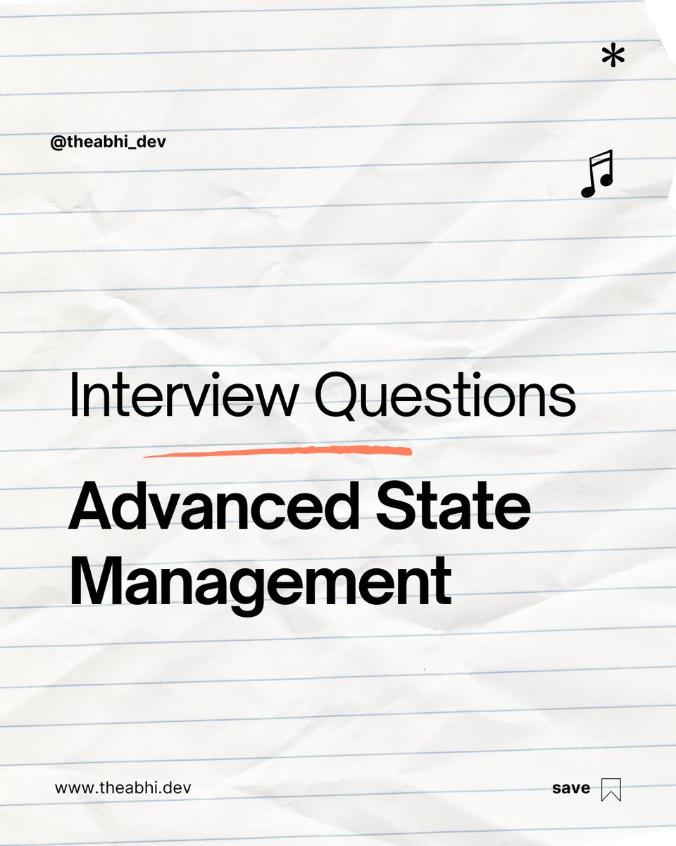 theabhi_dev's tweet image. React State Management Interview Prep! 💡 Ace your next interview with these essential questions on lifting state up and advanced state management. 🚀 #ReactInterview #CodingPrep #MERNChallenge