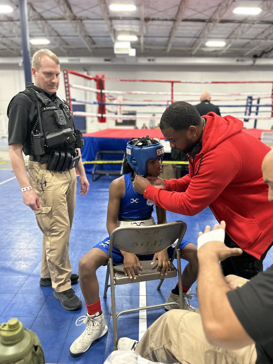 Exciting day for #PAL boxer Christopher Brown Jr. as he steps into the ring today at the 2024 Texas State Silver Gloves Box Off, fighting to advance to the next level.  #Dallas let’s show him all the support and encouragement he deserves! #YouthBoxing #FutureChamp