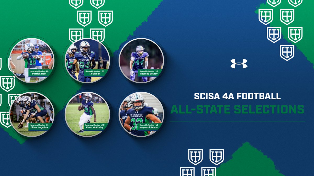 Congratulations to all of our <a href="/HeathwoodFB/">Heathwood Football</a> SCISA 4A Honorable Mention Football Honorees

Patrick Belk - QB
TJ Gibson - DB
Thomas Scurry - LB
Oliver Logsdon - OL
Keon McKinley - ATH
Heyward Belser - LB

#GoHall