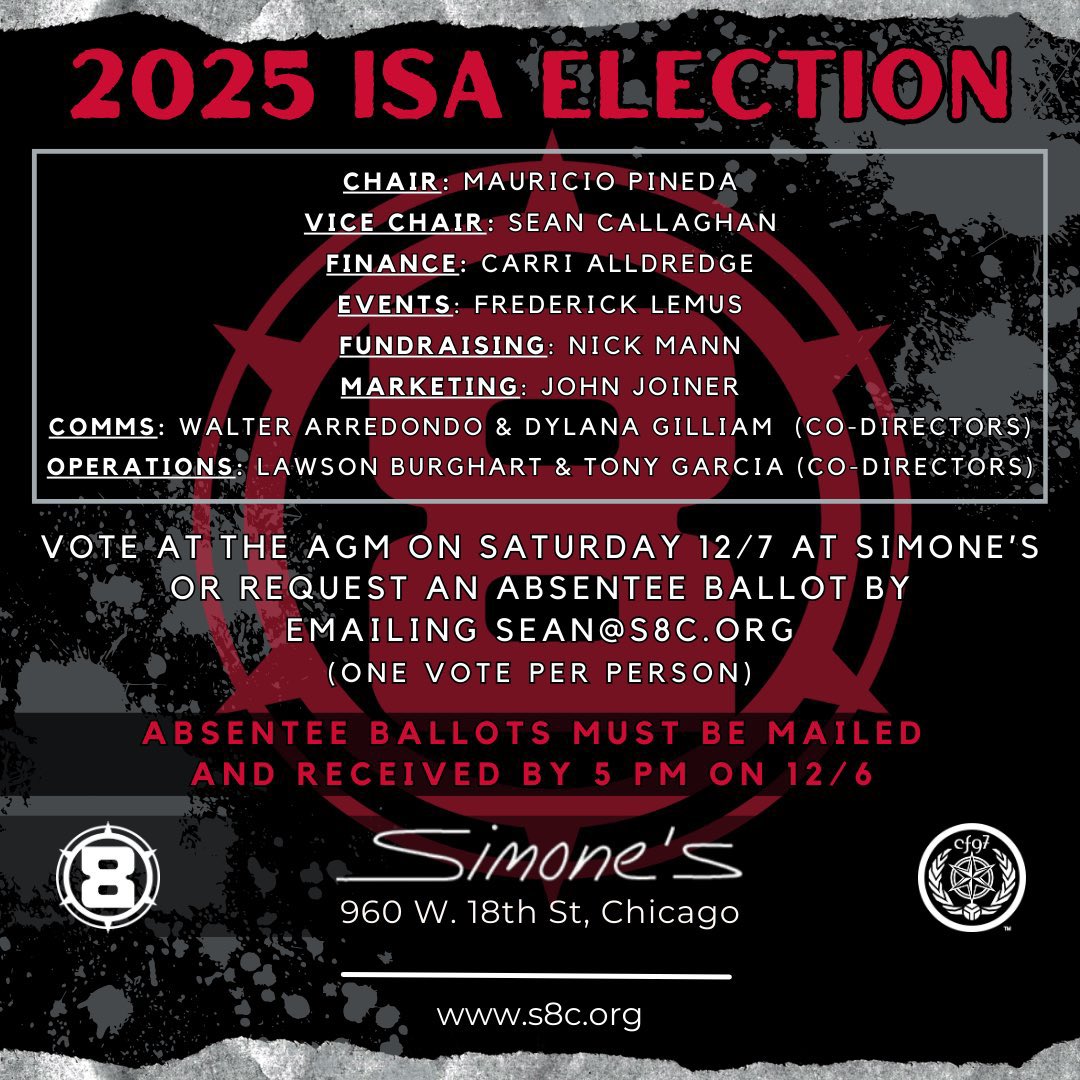barnburners1871's tweet photo. The 2024 AGM is coming up on 12/7 at 2pm! Hoping to see plenty of you sickos there!! https://t.co/whxHK2xw5N