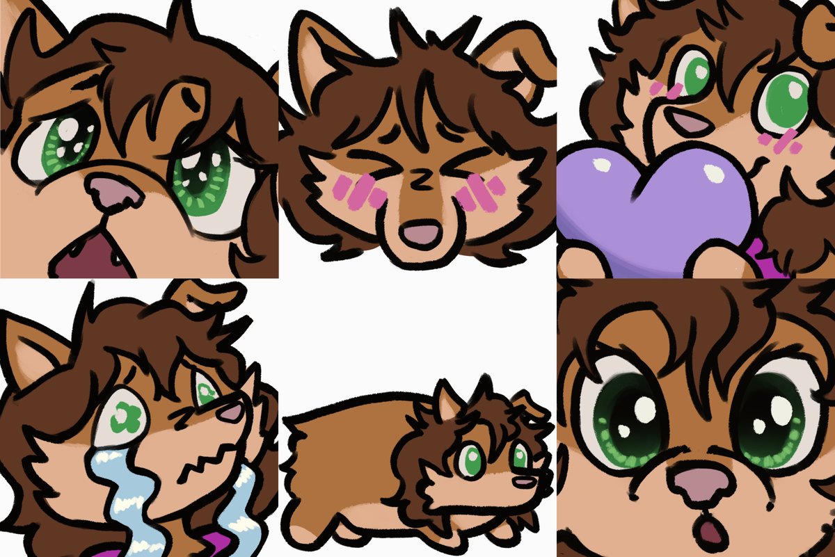I used to have some kind of mental block about making emojis for myself...
I don't know what happened, but it's gone now, have some Vivs.
#worgen #furryart
