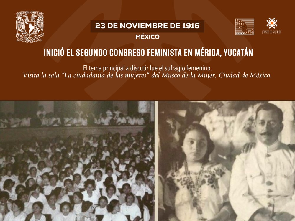FEMUAC's tweet image. 📌 Efemérides del 23 de noviembre.