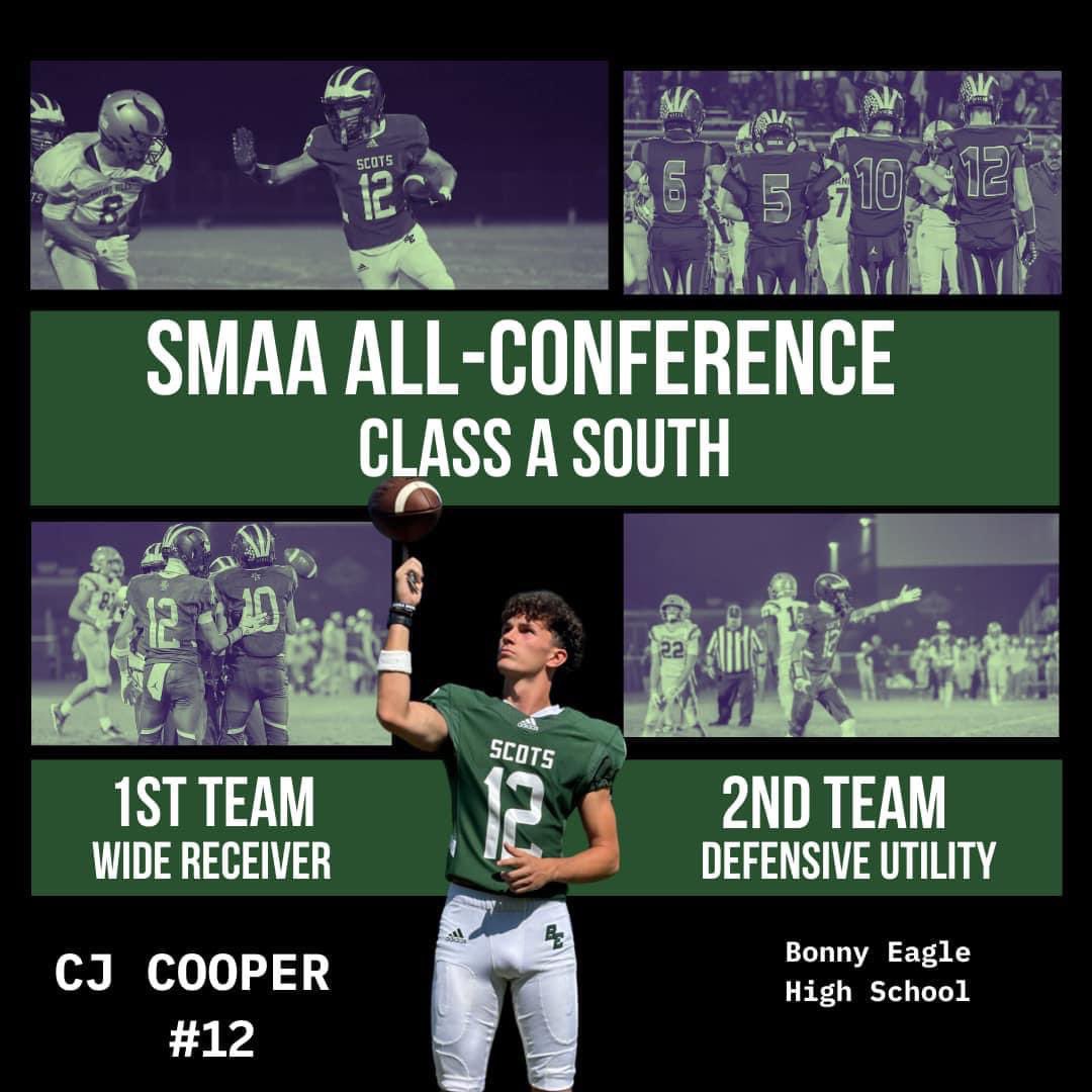 Blessed to be recognized as an All-Conference WR and Safety!
<a href="/CoachStevensFB/">Jordan Stevens</a> <a href="/CoachJGardner/">John Gardner</a> <a href="/CoachPerilloEC/">Tyler Perillo</a> <a href="/CoachMcGonagle/">Paul McGonagle</a> <a href="/TimViall/">Tim Viall</a> <a href="/Coach_ARob_/">Adam Robinson</a> <a href="/_CoachSalera/">Jake Salera</a> <a href="/CoachScottJames/">Scott James</a> <a href="/rwsantos2/">Rick Santos</a> <a href="/Coach_Bick/">Joe Bick</a> <a href="/CoachJoeAdam/">𝐉𝐨𝐞 𝐀𝐝𝐚𝐦 𝐇𝐁𝐂</a> @dilloncostell01 @SpencerD_BCFB