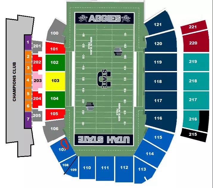 brayden__stone's tweet photo. 2 tickets, section 107 row 5 free to a good Aggie home https://t.co/fFahhlf4QS
