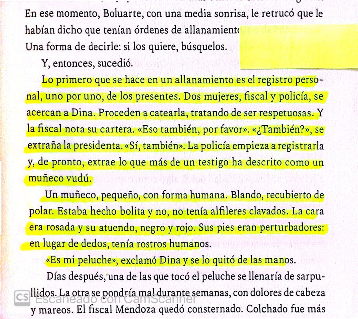 jesusverdeL's tweet photo. La presidenta, al parecer, tiene por costumbre llevar un muñeco “vudú” en su cartera, según el libro #Rolexgate 
@PlanetaLibrosPE https://t.co/099WiadNvX
