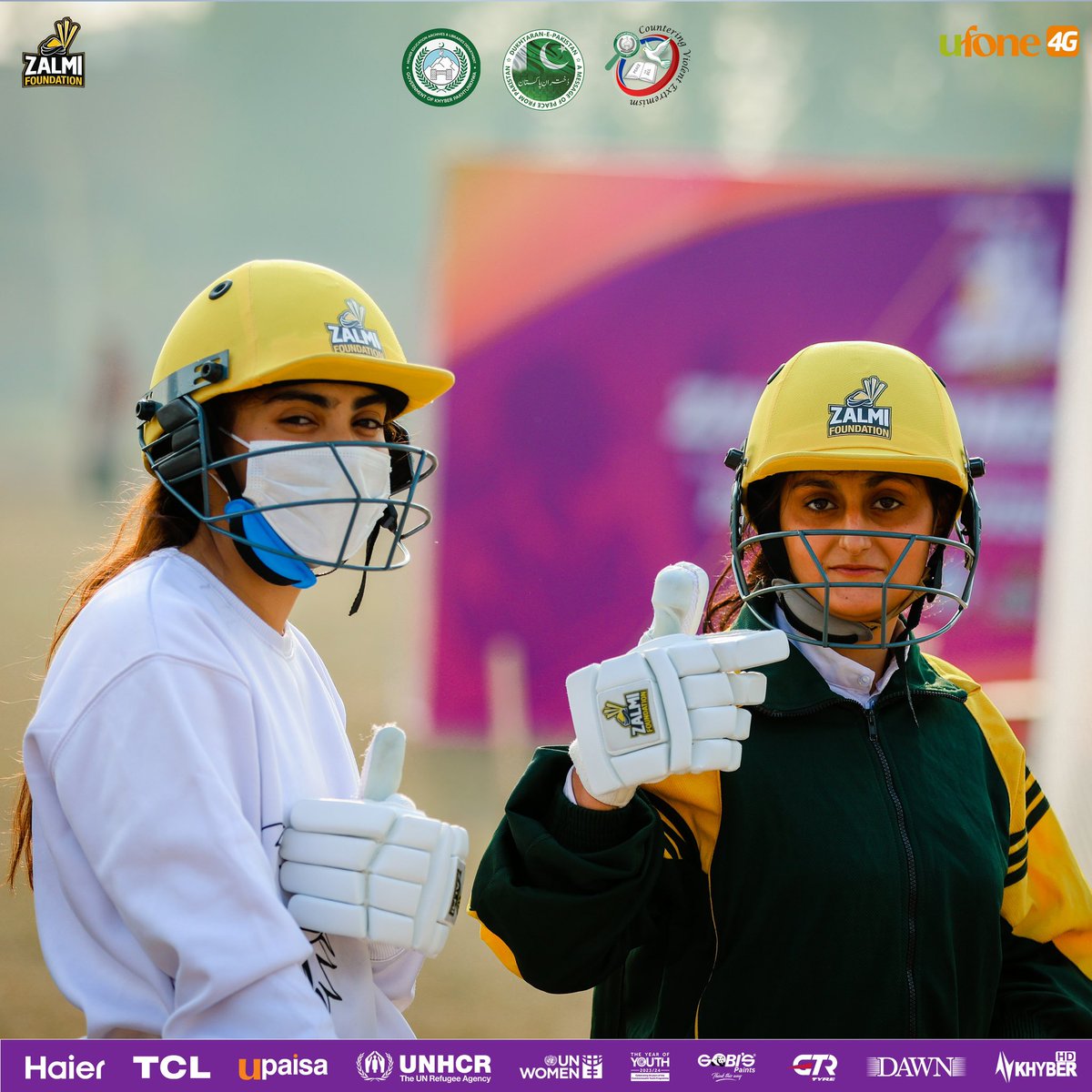 FoundationZalmi's tweet photo. Here are some photos from final day of trials in Peshawar for Ufone4g Presents Zalmi Women League.
#Zalmi #ZalmiFoundation #Ufone4G #EmpowerHer #BreakingBarriers #BringingBackSmiles https://t.co/VvsME0bmpn