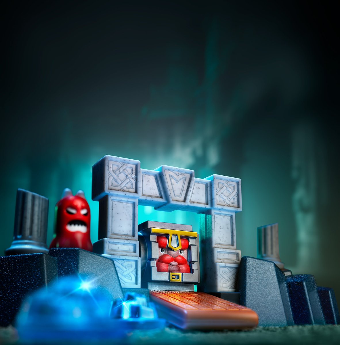 It’s time to twist and tumble… 💎🗝️

Navigate obstacles and pick up the magic key to open the door! But beware of the dungeon monster in our new strategic thinking game!

Are you ready to escape the dungeon?

#smartgames #breakout #logicgames #tabletopgames
