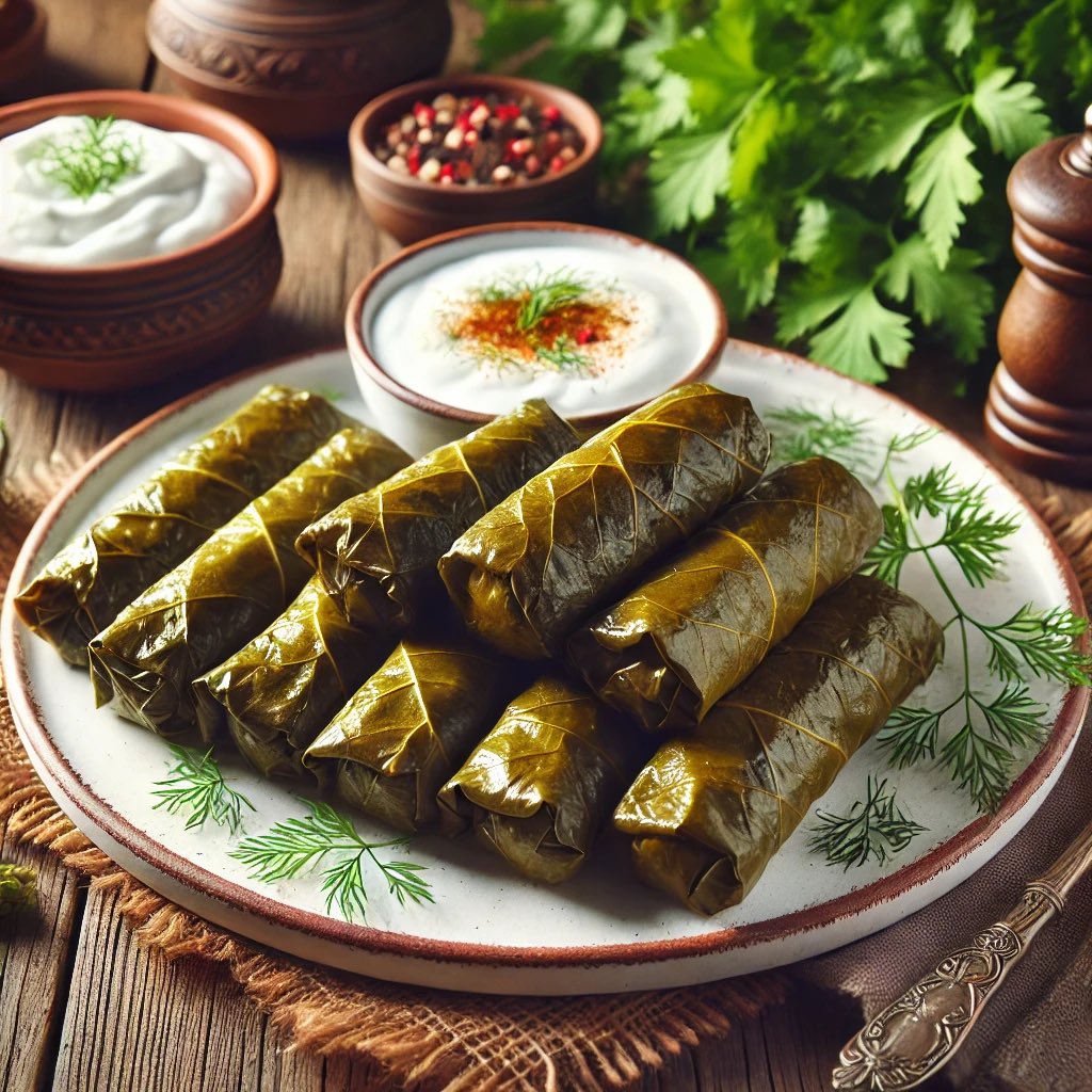 ArmCuisine's tweet photo. #Tolma

is a traditional dish deeply rooted in Armenian cuisine, though it is also popular in the Caucasus.

It is often interpreted as deriving from “toli” (grape leaf) and “ma” (filling or meat)

In Armenia, tolma is more than just a dish; it is a symbol of cultural identity https://t.co/kPiEKMcKwo