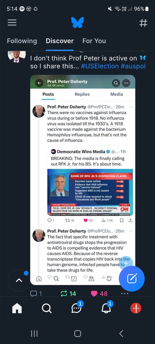 aussieboroboy's tweet photo. @ProfPCDoherty please come on over to Bluesky, Professor. The air is sweeter. https://t.co/bNTwuknrk0