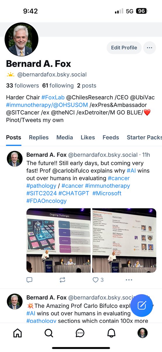 Bernard A Fox tweet media
