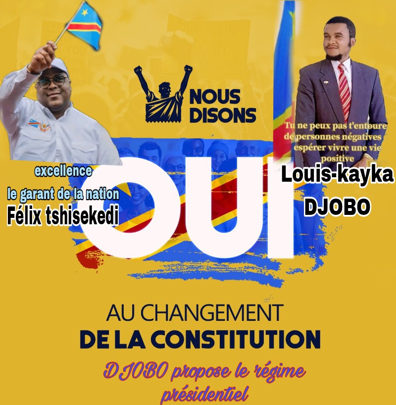 LouisDjobo's tweet photo. Nous avons le choix de dire OUI ou NON, au finish le peuple que nous constitution va nous départager. 

Il y a trois assertions dont : 1. Pour la modification, 2. Contre la modification et 3. Pour le changement.

JE SUIS POUR LE CHANGEMENT. https://t.co/CGF7qNE8K6