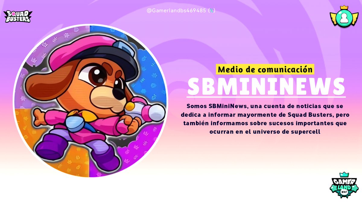 GamerlandMedia's tweet photo. ⚡️⚡️OFFICIAL: @SBMiniNews on the interview! This winter will be interesting for Squad Busters and it starts with SBMiniNews - one of the most popular Spanish🇪🇸 media outlets for Squad Busters❤️
📅Interview date: 1st December❄️
#SquadBusters #InterviewAnnouncement https://t.co/o2FDAWAvTt