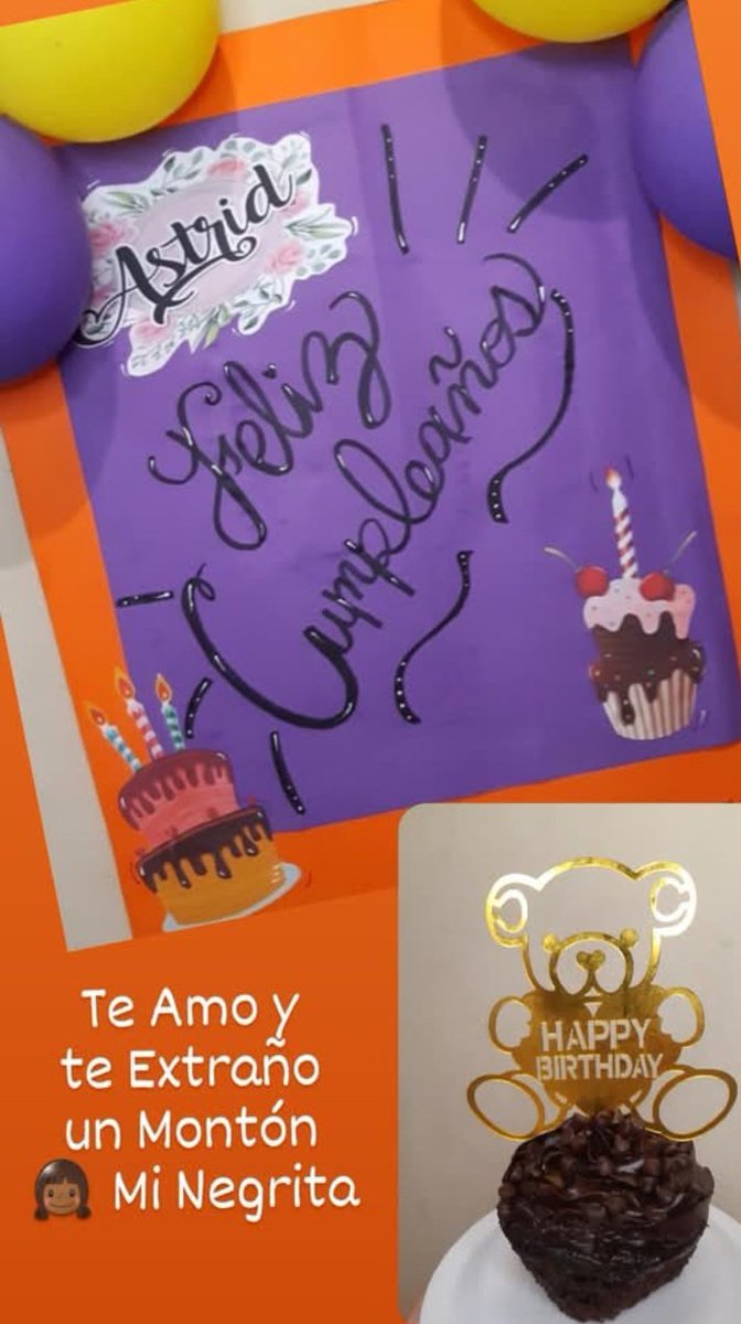 Van 1698Días de Obstrucción.  Es el 5to cumpleaños que no podemos abrazarte y llenarnos de sobredosis de Chocolate, Dios cuida de ti mi niña preciosa, nuestro reencuentro cada día está más cerca 🩵 Dios tiene el control, te Quiero y te Extraño mi tritri