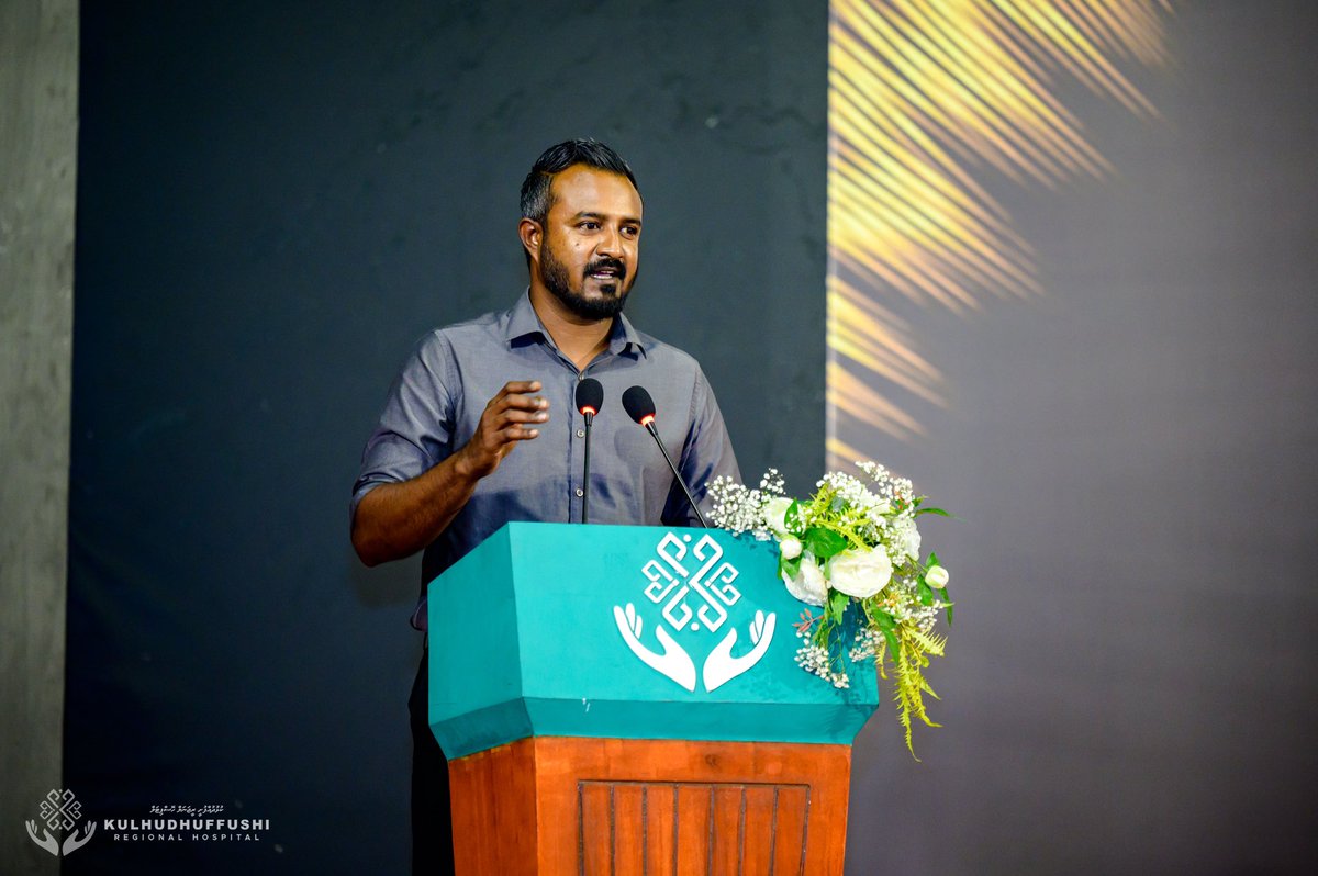 KRHmv's tweet photo. Mayor of Kulhudhuffushi City Mohamed Athif officiated the colorful event held to celebrate the winners and wrap up the Hashi-Heyo 2024. The event was attended by MP Faruhath Mohamed, CEO Nazima Ali, Upper North Regional Commander of Police, CSP Ibrahim Zuhuree, Kulhudhuffushi City Police Commander, SP Rahma Saeed, DCEO Ahmed Faiz, DDG Khadheeja Ali, Manager at MRC Kulhudhuffushi Branch Ibrahim Mohamed and Senior Members of KRH and  Kulhudhuffushi City Police. 

@PoliceMv 
@mrckfcity 
@MoHmv 
@governmentmv 
@presidencymv