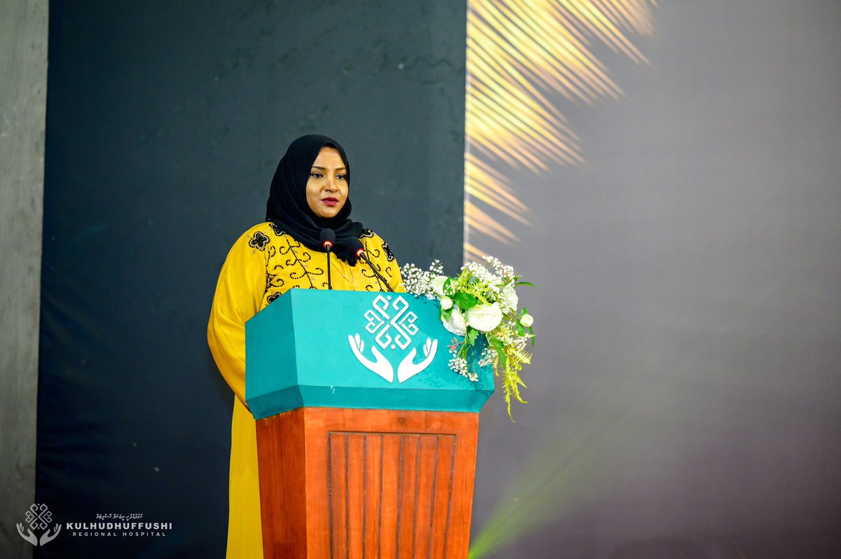 KRHmv's tweet photo. Mayor of Kulhudhuffushi City Mohamed Athif officiated the colorful event held to celebrate the winners and wrap up the Hashi-Heyo 2024. The event was attended by MP Faruhath Mohamed, CEO Nazima Ali, Upper North Regional Commander of Police, CSP Ibrahim Zuhuree, Kulhudhuffushi City Police Commander, SP Rahma Saeed, DCEO Ahmed Faiz, DDG Khadheeja Ali, Manager at MRC Kulhudhuffushi Branch Ibrahim Mohamed and Senior Members of KRH and  Kulhudhuffushi City Police. 

@PoliceMv 
@mrckfcity 
@MoHmv 
@governmentmv 
@presidencymv