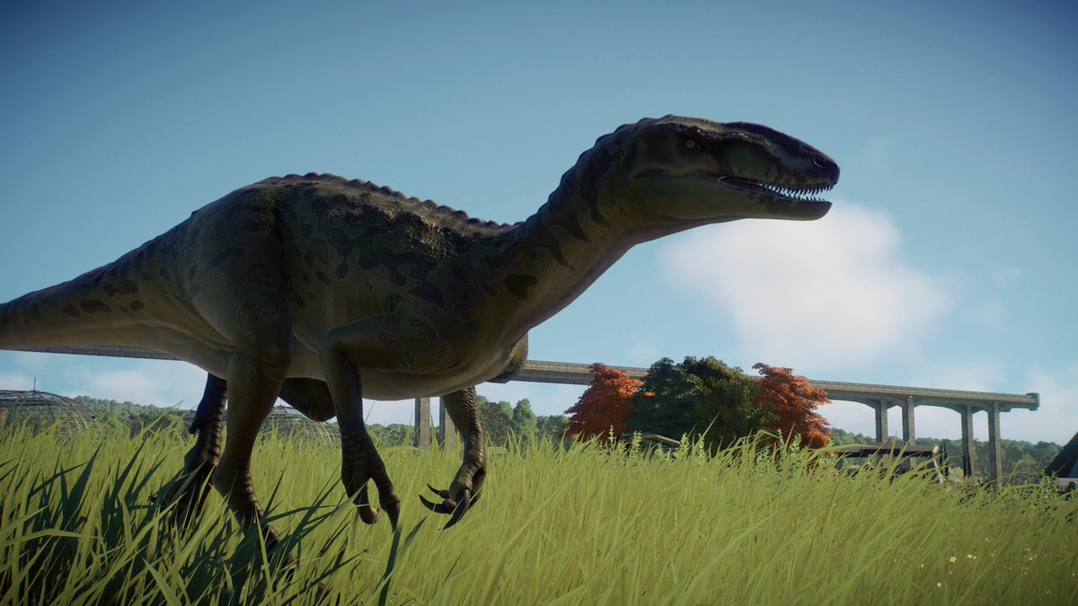 TM9380's tweet photo. Today @SkeleCrewPaleo covered the only megaraptoran in Jurassic World Evolution 2, Australovenator. Very mysterious group of critters, definitely worth watching for what little we know(published)… https://t.co/vkPm8lKFLW