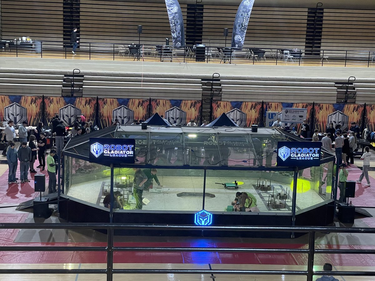 The Reed Boys had a blast cheering on the Woodford County High School Robotics team  at their Gladiator League competition this morning! A tough loss against the defending state champs, but a lot of lessons learned to grow upon for this young team!  #TheGoldStandard