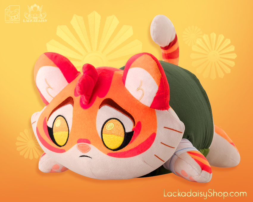 There's lots of new stuff in the Lackadaisy Shop, including this little tater, Freckle. 
You just have to pause and reassure him sometimes that he hasn't done anything wrong. Except for the gang slayings...  

Everything's on sale until Cyber Monday!