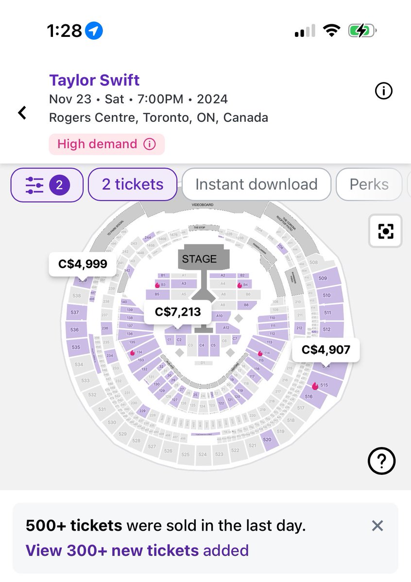 stephursini13's tweet image. Sorry but fuck this. 300+ new tickets added? Starting at 5k? Cmon @taylornation13 @taylorswift13 that’s just majorly fucked up