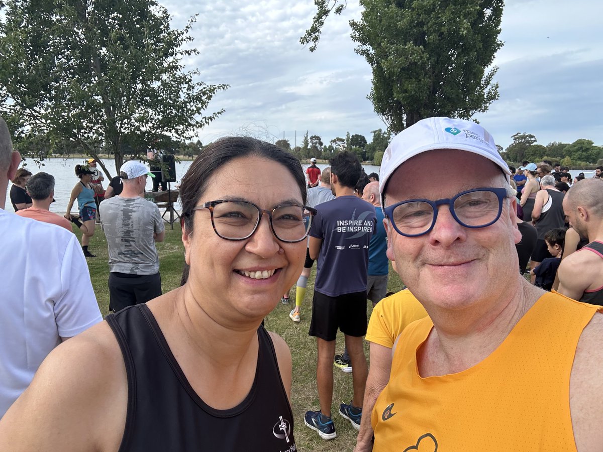 Andrew H Shennan OBE (@obsevidence) on Twitter photo You can find a parkrun friend anywhere. Lovely flat course once around lake in Melbourne. My Aussie “cousins” have such a great life. Thank you GOU for the best time here. <a href="/parkrun/">parkrun 🌳</a> <a href="/parkrunAU/">parkrun Australia</a> <a href="/parkrunUK/">parkrun UK</a> You can find a parkrun friend anywhere. Lovely flat course once around lake in Melbourne. My Aussie “cousins” have such a great life. Thank you GOU for the best time here. <a href="/parkrun/">parkrun 🌳</a> <a href="/parkrunAU/">parkrun Australia</a> <a href="/parkrunUK/">parkrun UK</a>