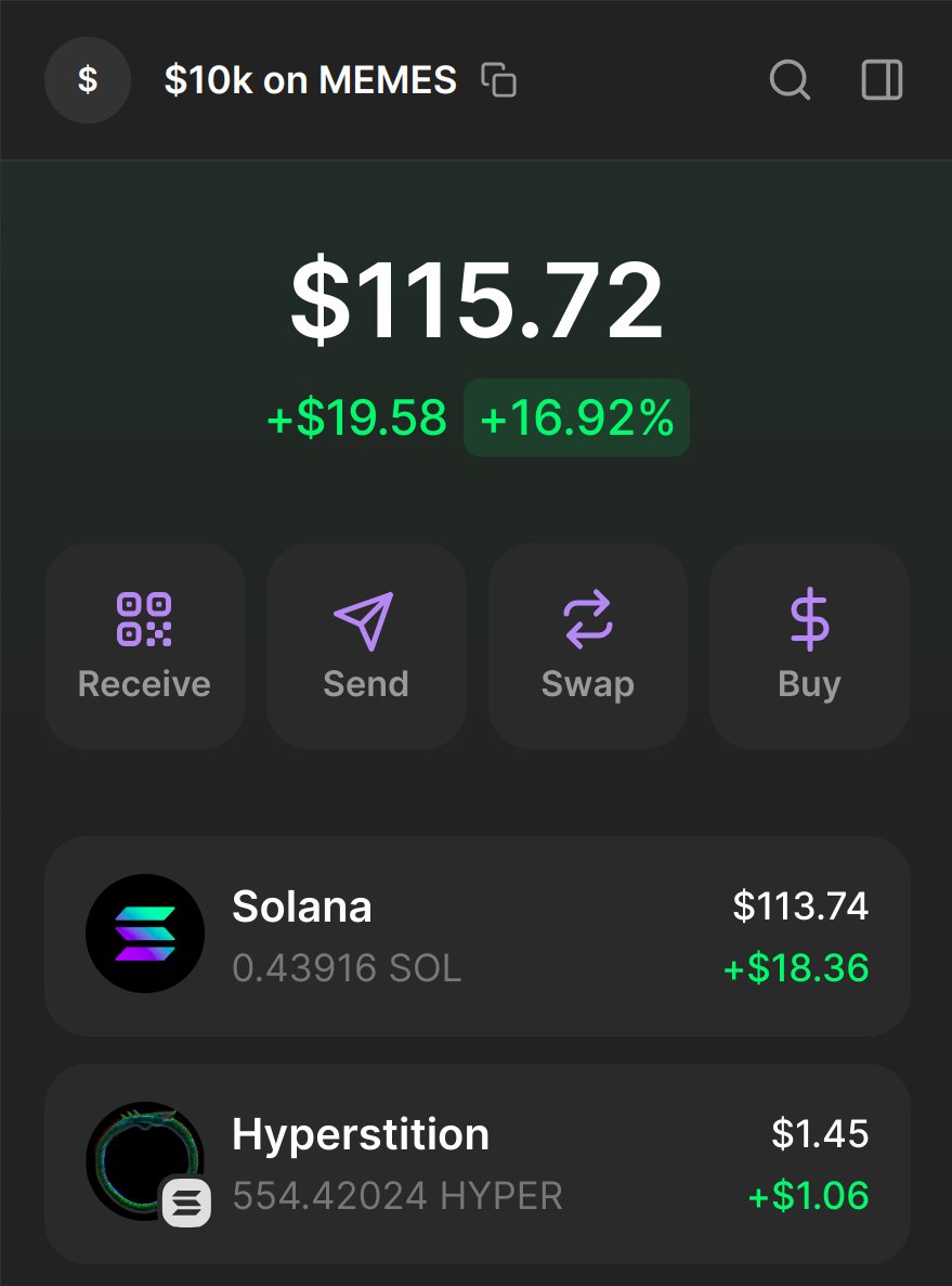 Web3Marmot's tweet image. From $20 to $10k on memes - DAY 2

Made some good trades, but hit a couple of small rugs.

Daily Profit: $57.44 (+98.6%) - All moves was posted live.

Want to join? Like, retweet, and drop a comment, I'll invite you.

LFG DAY 3 🔥