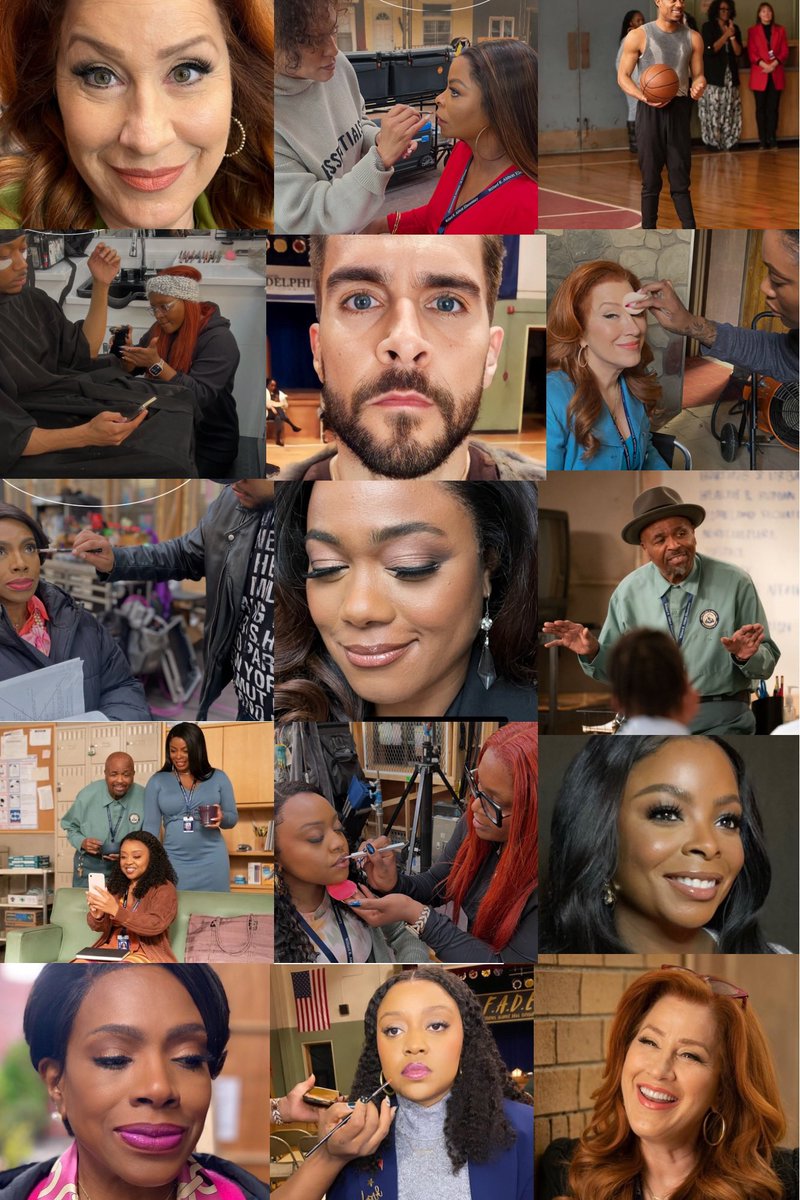 constancefoe's tweet image. For your consideration 
The #AbbottElementary Makeup Department for the Muah Awards 

#local706
#makeup
#FYC