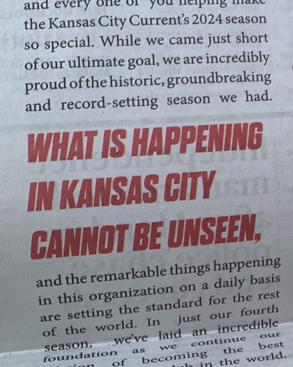 READ. ALL. ABOUT. IT. 📰

Our full page <a href="/KCStar/">The Kansas City Star</a> ad for the best fans in the world…THANK YOU for being part of history with us. Here’s to 2025 🥂