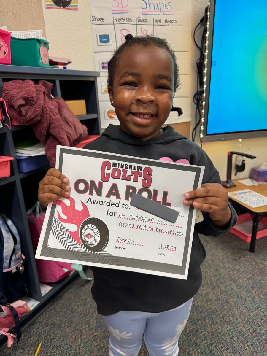 Love being able to showcase my awesome students during our Colt Celebration ceremonies! I am so proud of these girls! 🐴❤️ <a href="/MinshewColts1/">MinshewColts1</a>