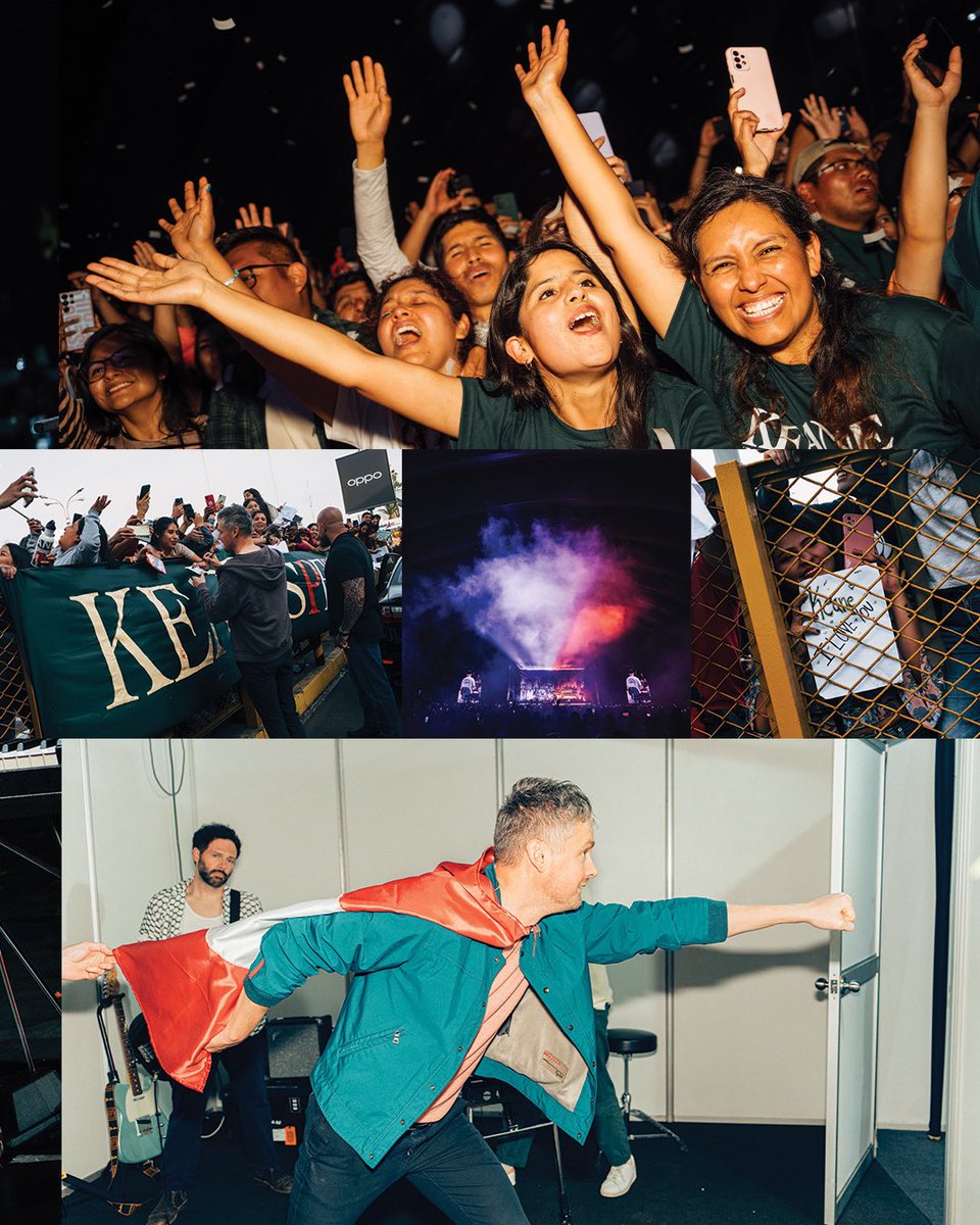 keaneofficial's tweet photo. Every time we return to Peru it just seems crazier and crazier. Thank you Lima for your energy, your singing and your incredible food. Only one show left. See you tonight Bogotá! https://t.co/FRiPvBFPft