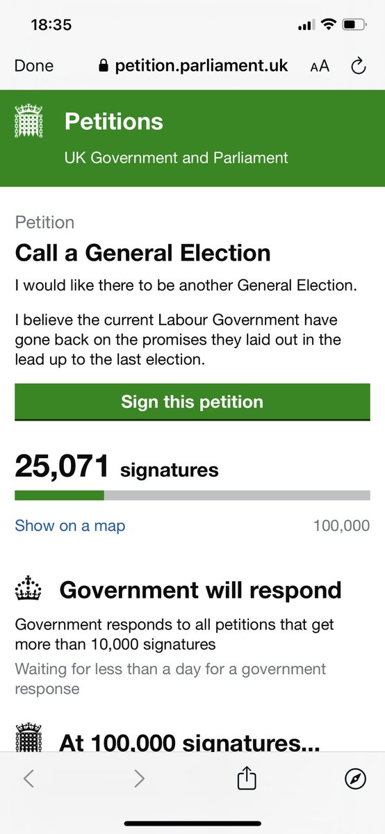 Norman Brennan (@normanbrennan) on Twitter photo BREAKING NEWS; The National Petition calling for another GENERAL ELECTION before <a href="/Keir_Starmer/">Keir Starmer</a> Destroys our Broken country has now passed 25,000 in just couple of hours!
When a Prime Minister breaks promises he then loses the Respect & Support of the British Public👇🤷♂️ BREAKING NEWS; The National Petition calling for another GENERAL ELECTION before <a href="/Keir_Starmer/">Keir Starmer</a> Destroys our Broken country has now passed 25,000 in just couple of hours!
When a Prime Minister breaks promises he then loses the Respect & Support of the British Public👇🤷♂️
