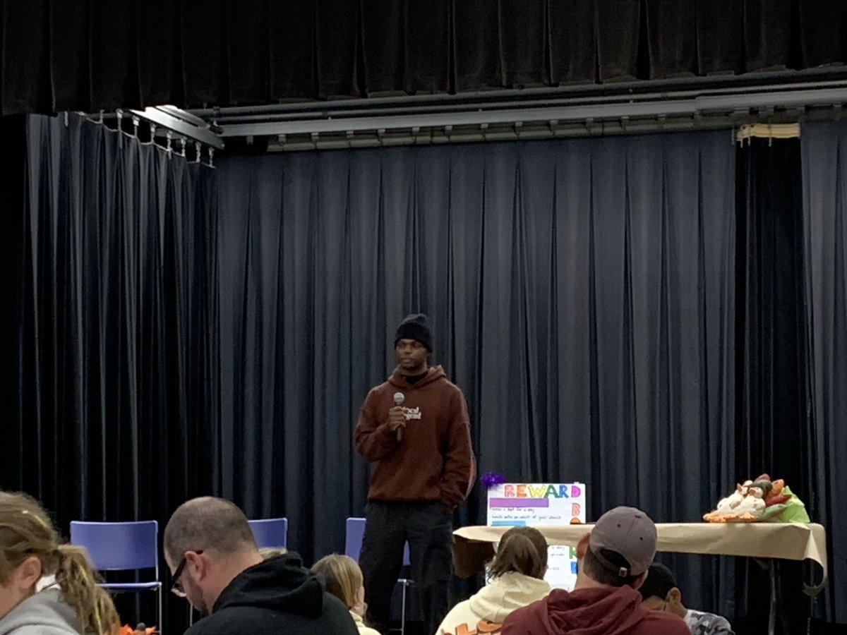 Mrs Crawford’s son Sean Crawford for LV Raiders football player addresses Harrison families!!!! Sharing about his Local Legends Foundations.