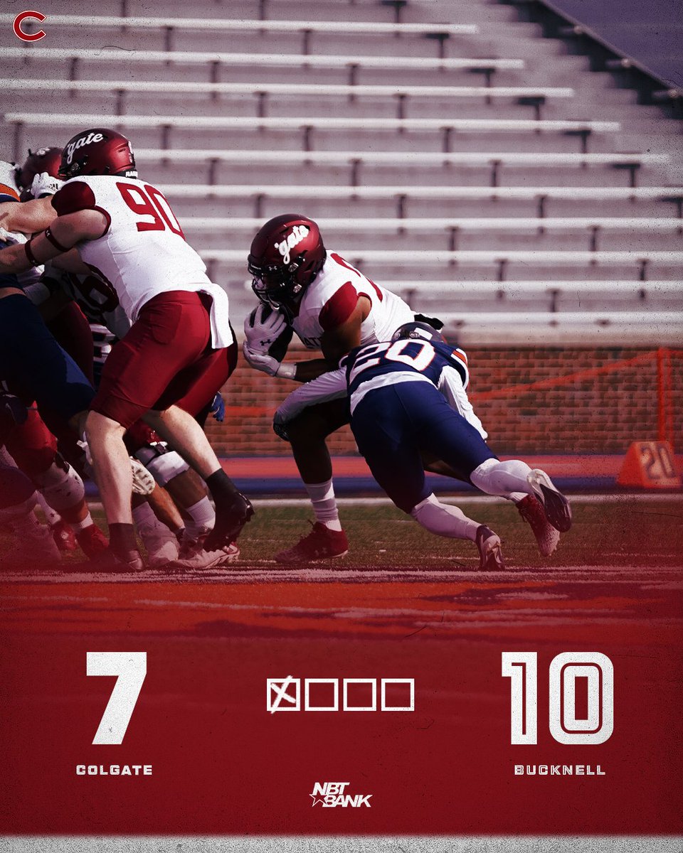 ColgateFB's tweet photo. In it after 15.

#GoGate | #ThreeForTheGate https://t.co/zvSbDfqVM6