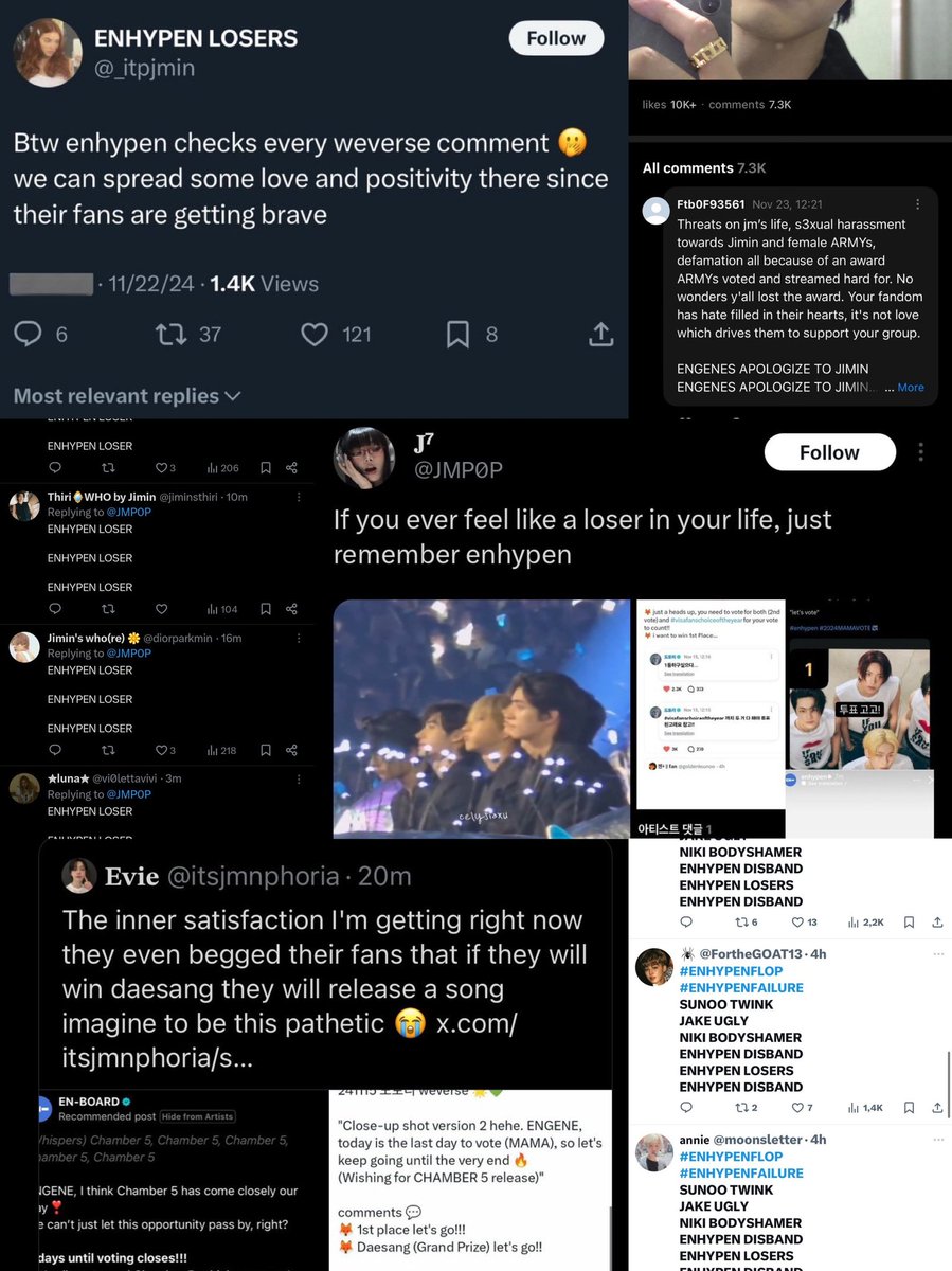 hakutosito's tweet photo. ARMYS APOLOGIZE TO ENHYPEN
ARMYS APOLOGIZE TO ENHYPEN
ARMYS APOLOGIZE TO ENHYPEN https://t.co/KcxgOWF1Ug