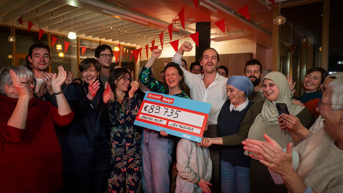 Brussel Helpt zamelt 89.735 euro in voor vzw Accolage bruzz.be/actua/samenlev…