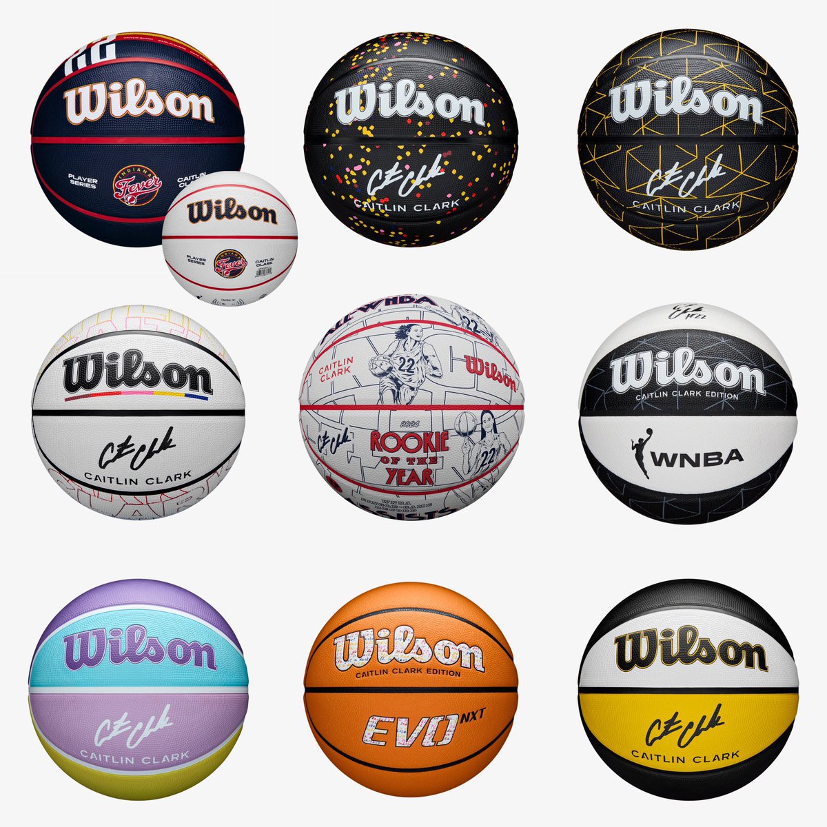 caitlinclarksty's tweet photo. Wow 🫢 It appears the entire Wilson x Caitlin Clark collection has restocked for the holidays! ✨ Shop now: https://t.co/xC9bc6zHtF #WilsonPartner https://t.co/56sVEujxMx