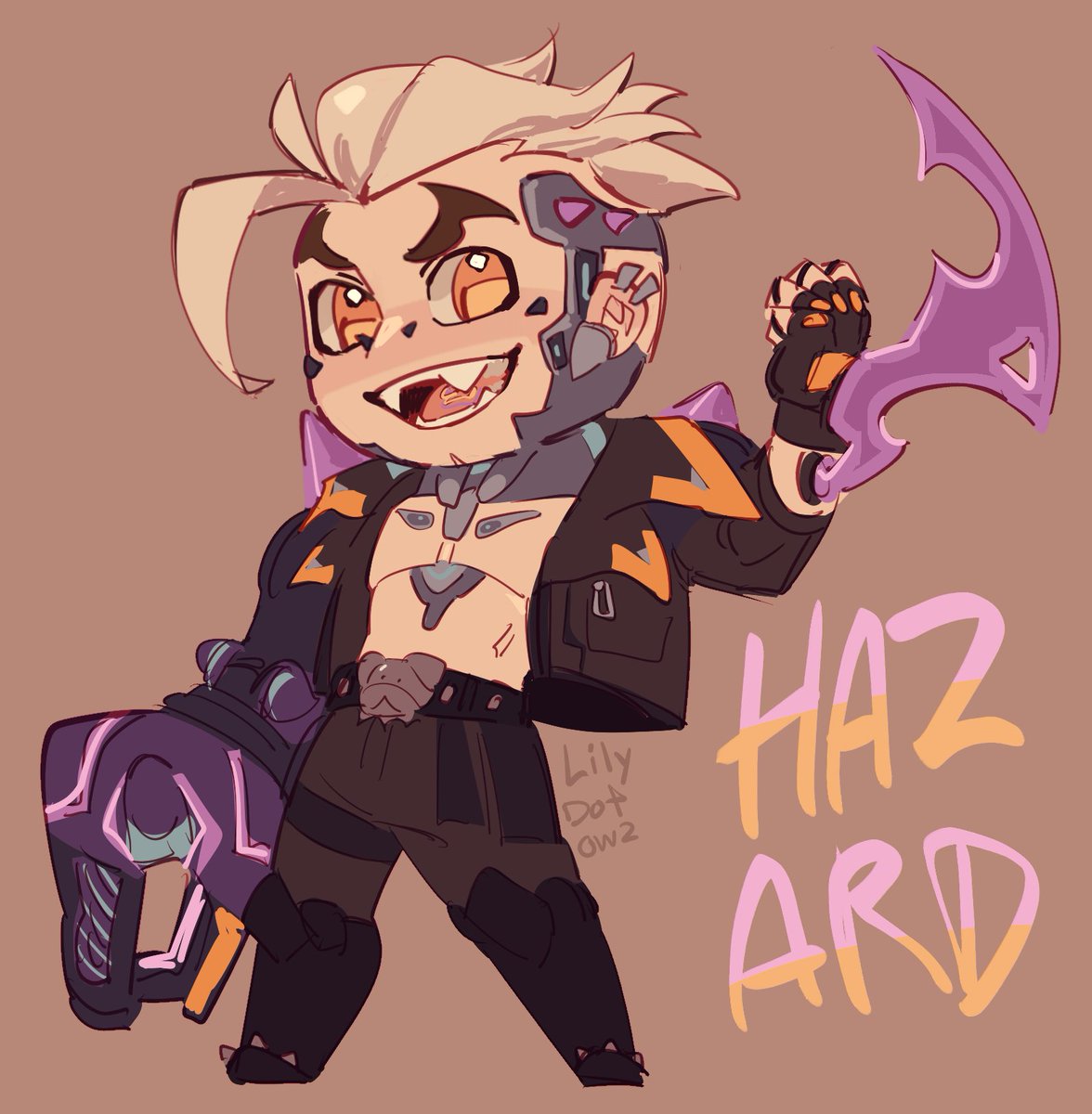 LilyDotOW2's tweet photo. hazard.. .overwatch.. https://t.co/yDE4qFE4Rh