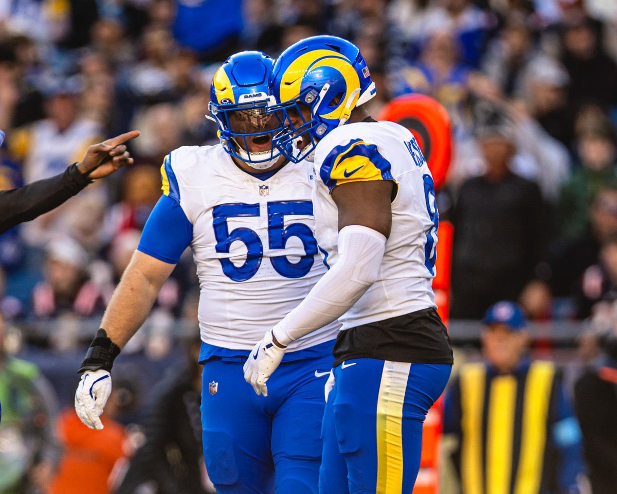 Jared Verse: 50 pressures in 11 weeks, most by any rookie since at least 2018 (last years DROY Will Anderson Jr. had 43 pressures at this point)

Braden Fiske: 28 pressures, most among all rookie iDT’s and 2nd most since at least 2018 (per <a href="/NextGenStats/">Next Gen Stats</a>)