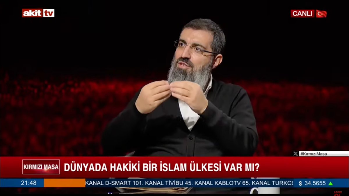 Halis Bayancuk Hoca: Türkiye'de İslam hukuku var mı? Kemalistler yüzyıldır ensemizde boza pişiriyorlar. Bize ait olmayan bir dünyanın yasalarıyla yönetiliyoruz.

#KırmızıMasa