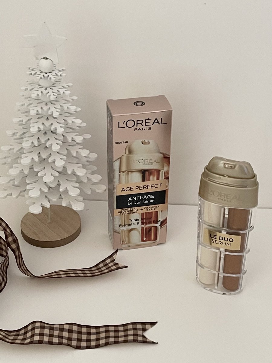 Sérum Anti-Âge Le Duo ⁦<a href="/lorealparisfr/">L'Oréal Paris France</a>⁩
Collaboration Commerciale
Il reduit l'apparence de nos rides de cinq ans en  deux mois
Il combine 2 sérums en un pour lutter contre les signes du vieillissement

#SérumAntiÂgeLeDuo, #lorealparis, #skincare et #ProduitOffert.